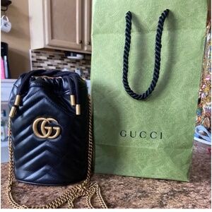 Gucci Marmont Bucket Bag